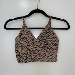 Brandy Melville Cheetah Print Amara Tank